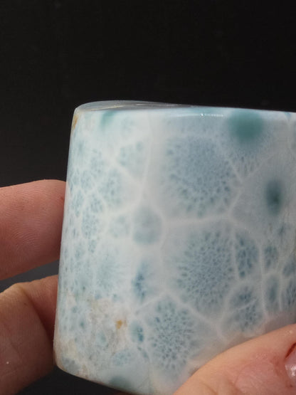 LARIMAR Core Snap Shot Of The Caribbean Ocean | Pectolite | Dominican Republic