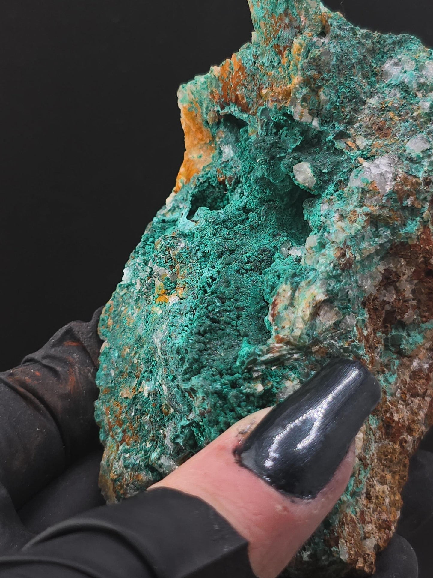 MALACHITE Chrysocolla Rough Piece | Morocco | Deep Green Color