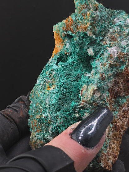 MALACHITE Chrysocolla Rough Piece | Morocco | Deep Green Color