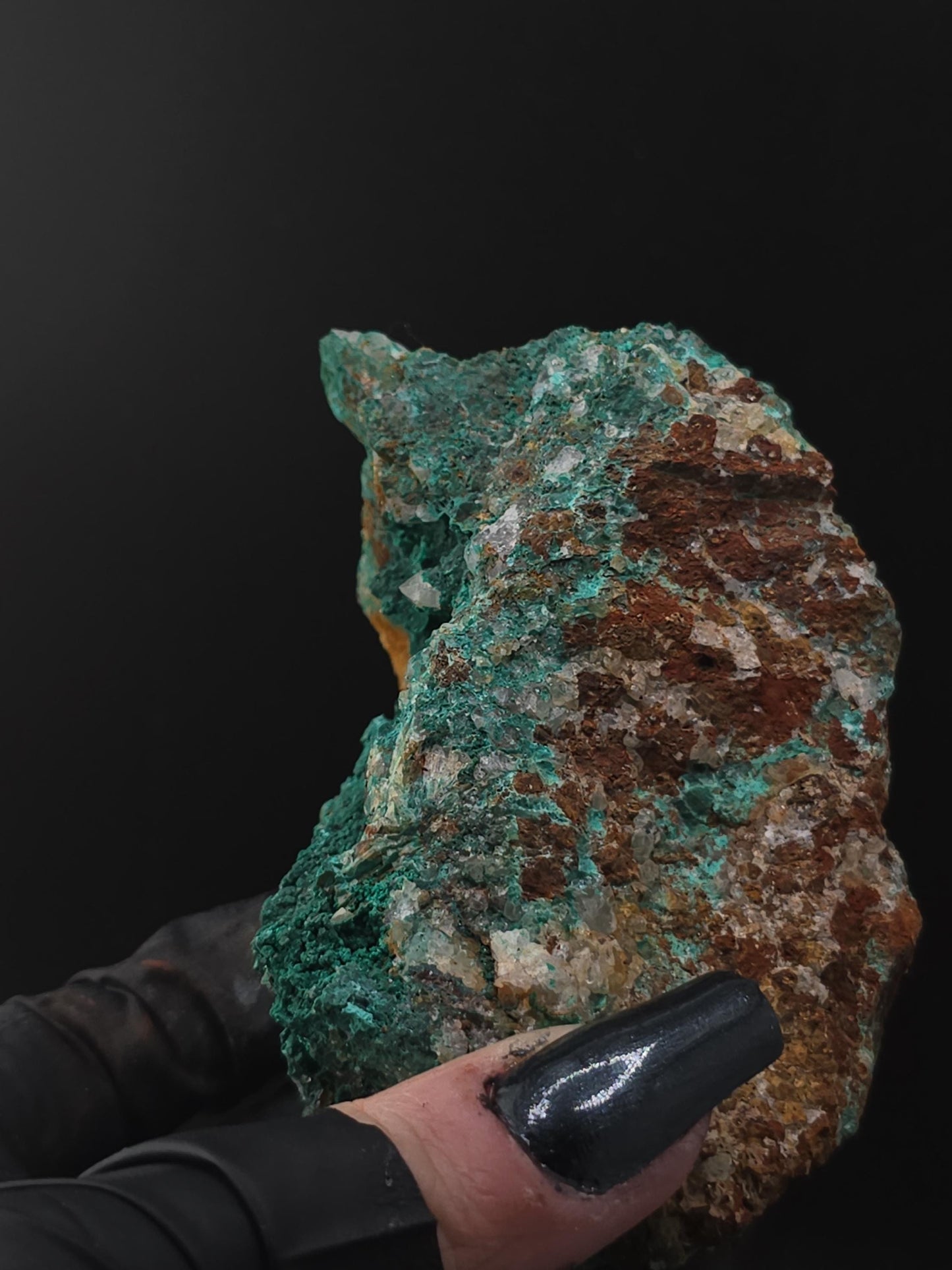 MALACHITE Chrysocolla Rough Piece | Morocco | Deep Green Color