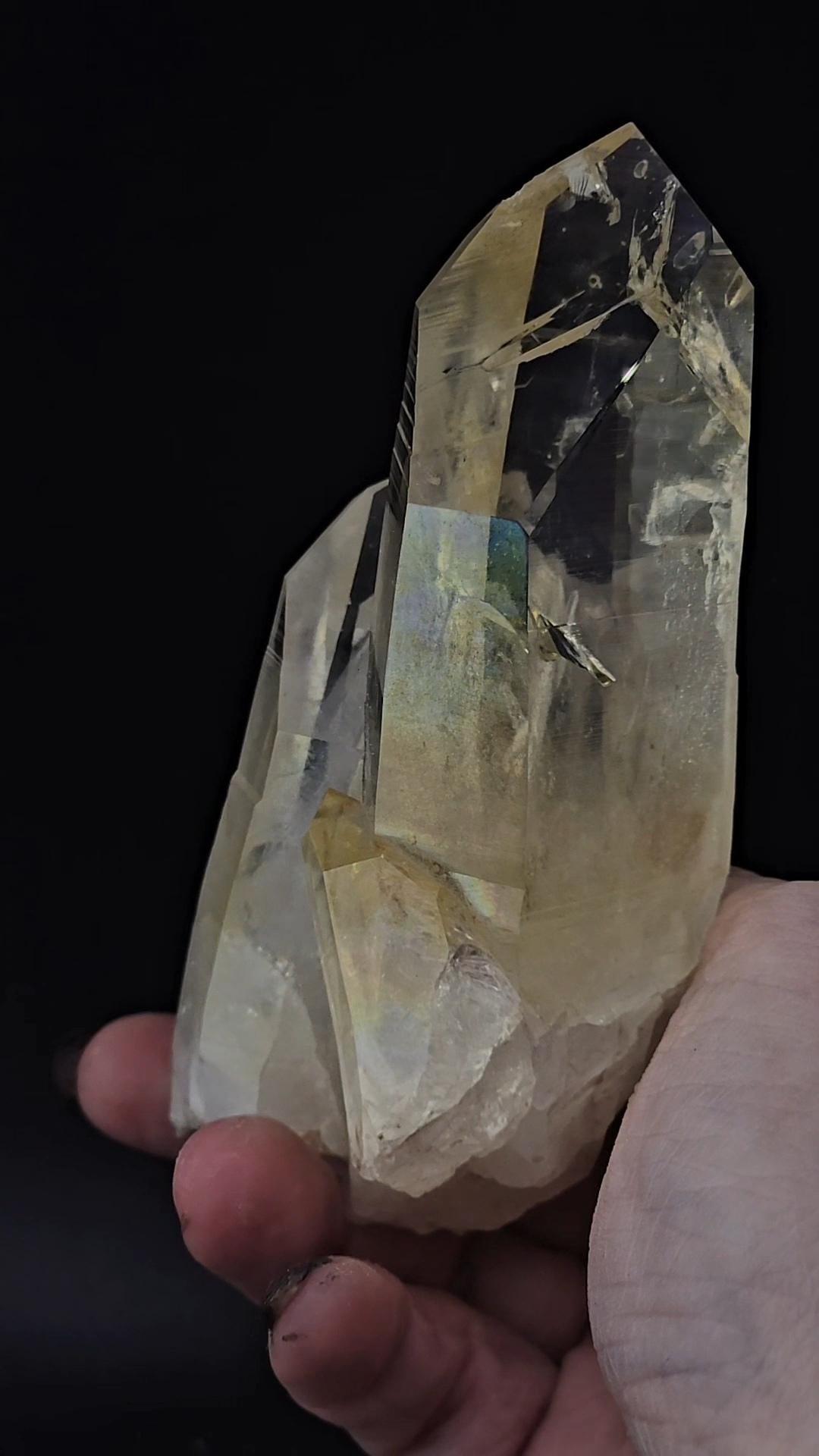 Don't Buy This Golden Healer Naturally Fully Iridescent Cluster | Santander Colombia | Dont Care If It Sells