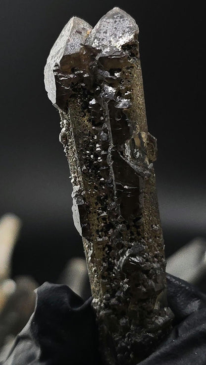 Inner Mongolian Scalenohedral Tantric Twin Quartz Point Included With Hedenbergite | RARE | Manifestation | Love | Romance | Heart Chakra