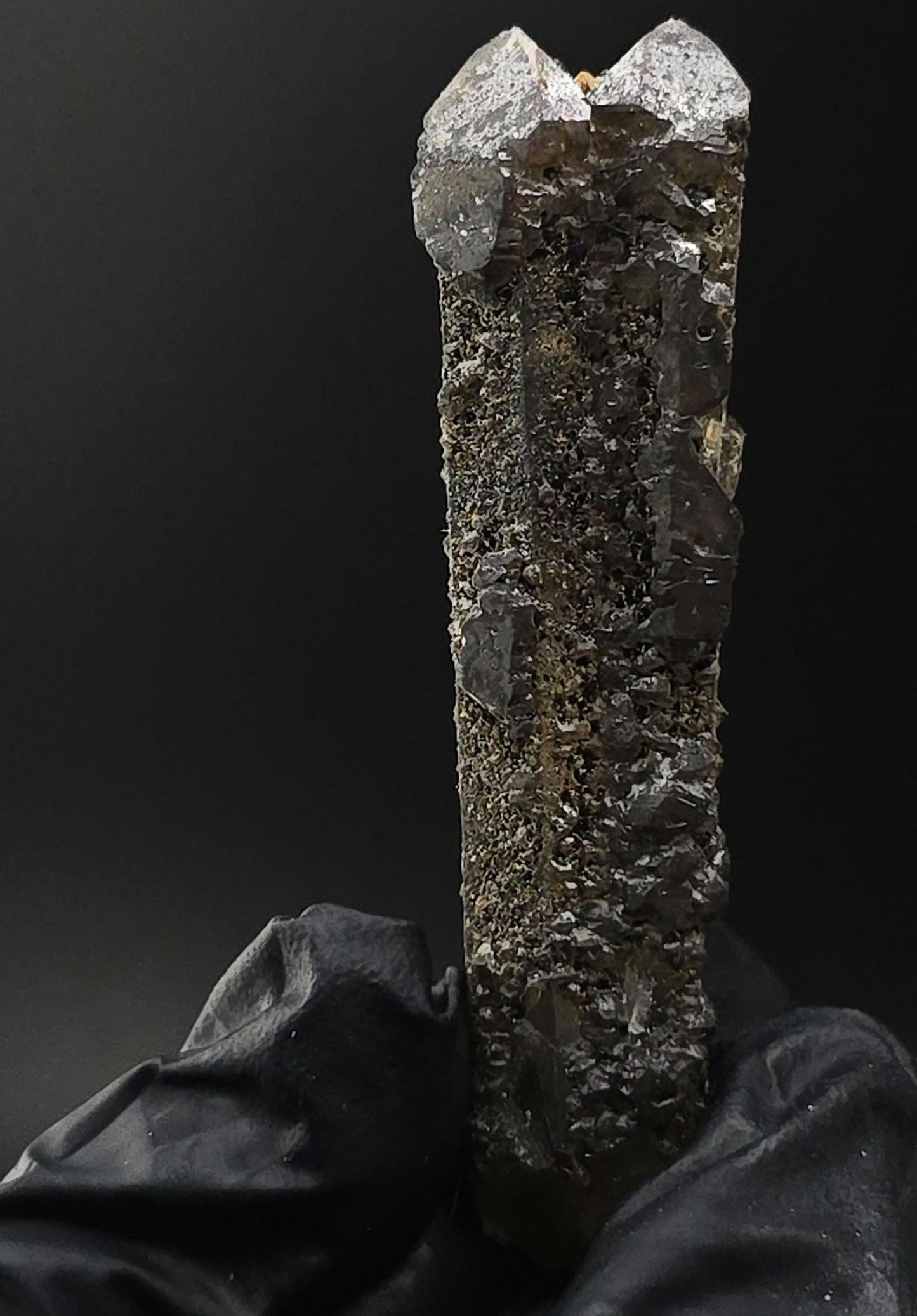Inner Mongolian Scalenohedral Tantric Twin Quartz Point Included With Hedenbergite | RARE | Manifestation | Love | Romance | Heart Chakra