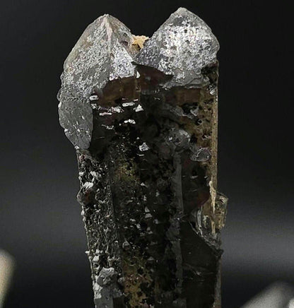 Inner Mongolian Scalenohedral Tantric Twin Quartz Point Included With Hedenbergite | RARE | Manifestation | Love | Romance | Heart Chakra