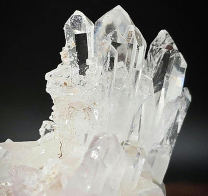 Baluchistán Water Clear Gem Quartz Cluster | Wet Luster | Druze | High Vibrational