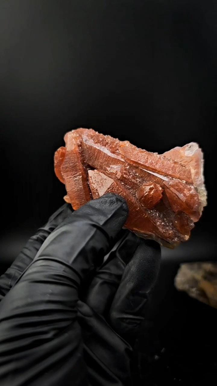 Dragon Red Scalahedral Hematite Jelly Quartz from Morocco | Courage | Strength | Grounding | Labido | Collector Quartz