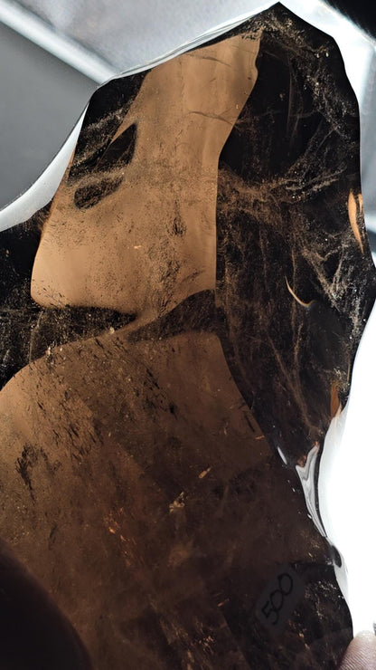HUGE Smoky Quartz Flame from 90s Brazil w International Galaxy! 5kg