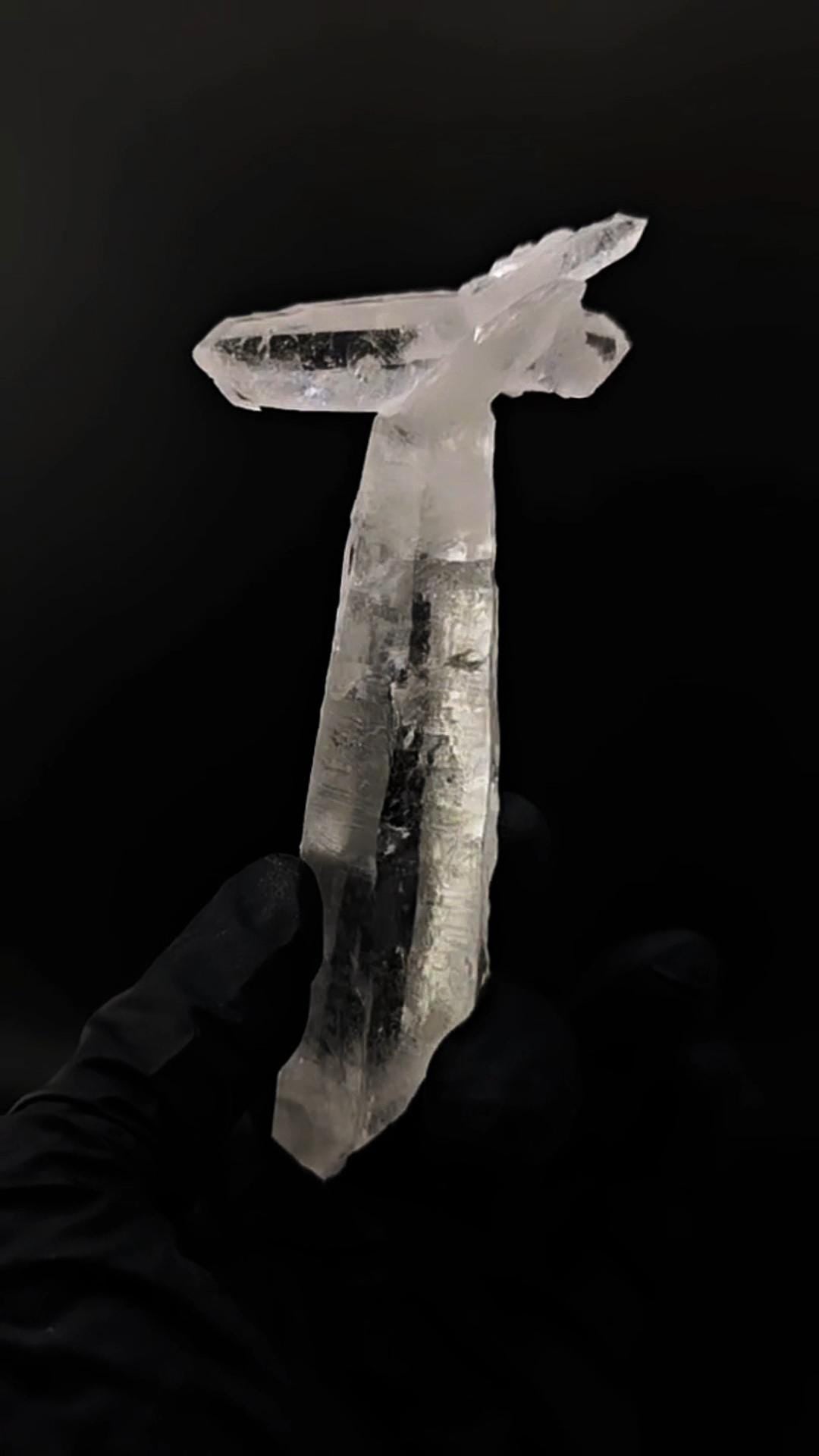 Airplane or Rocket shaped Unique Termination from Dia Matina Brazil Laser Wand