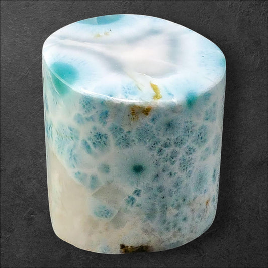 LARIMAR Core Snap Shot Of The Caribbean Ocean | Pectolite | Dominican Republic