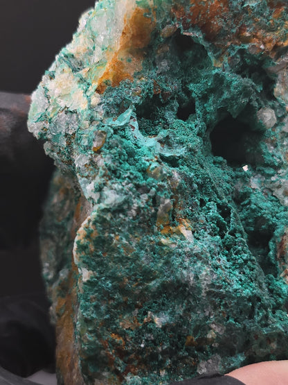 MALACHITE Chrysocolla Rough Piece | Morocco | Deep Green Color