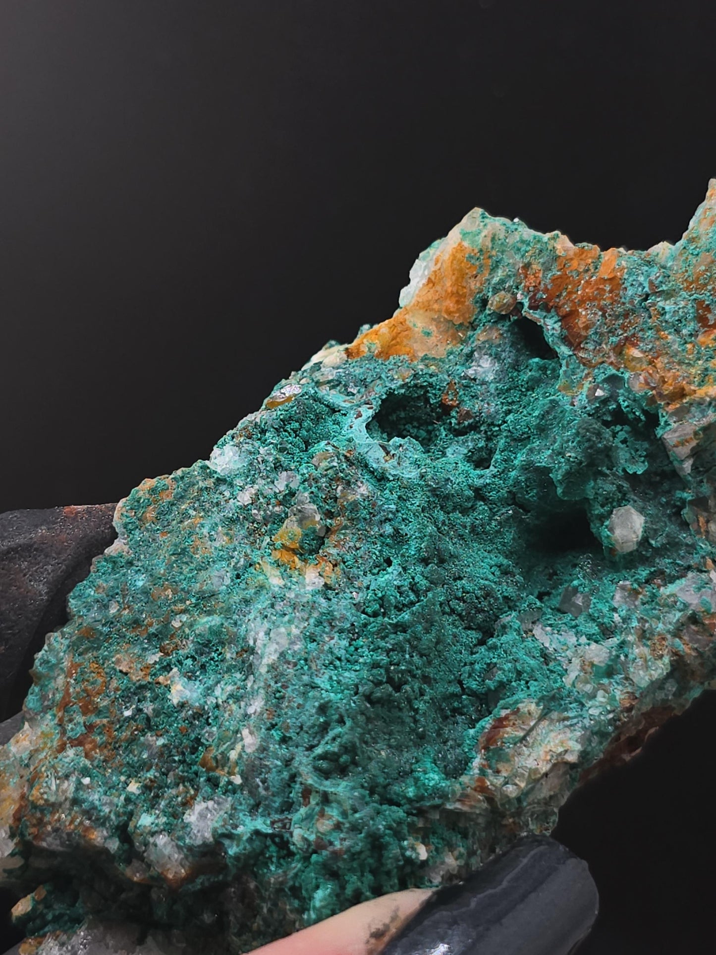 MALACHITE Chrysocolla Rough Piece | Morocco | Deep Green Color