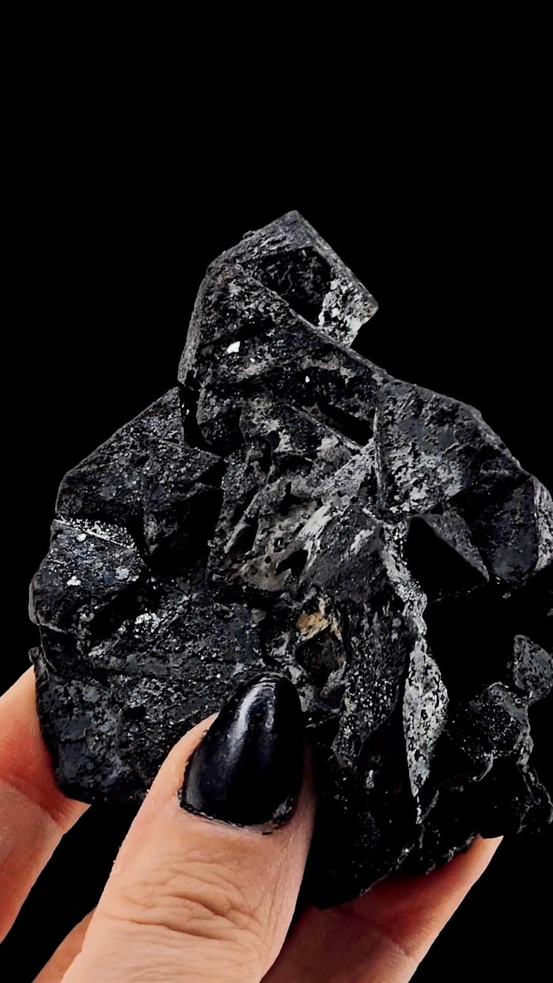 MARTITE Hematite After Magnetite from Payun Volcano in Argentina