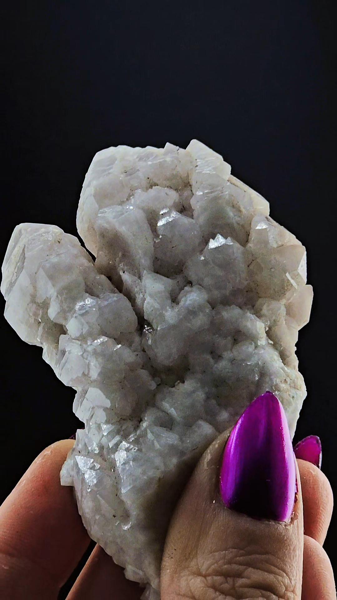 Pseudomorph Quartz After Calcite from Huanzala Peru Pink Quartz