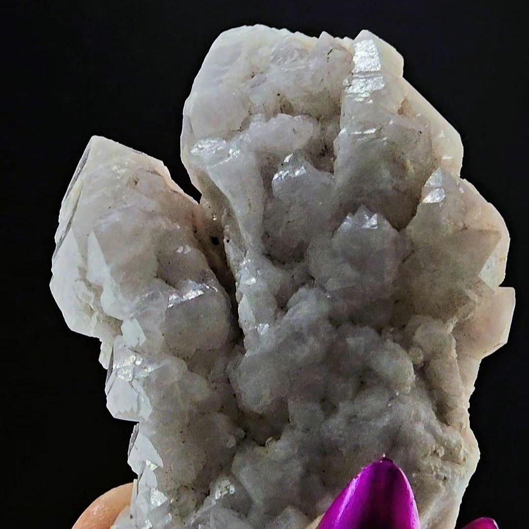 Pseudomorph Quartz After Calcite from Huanzala Peru Pink Quartz