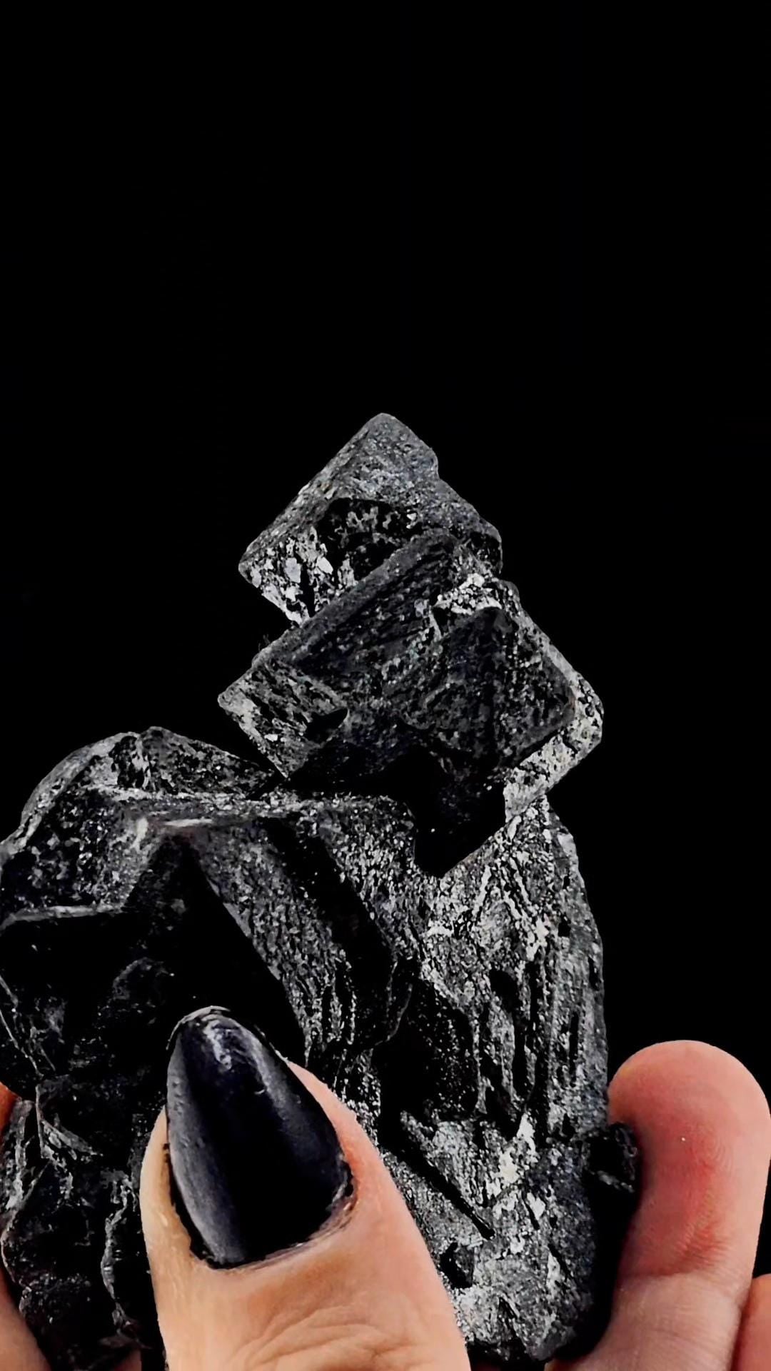 MARTITE Hematite After Magnetite from Payun Volcano in Argentina