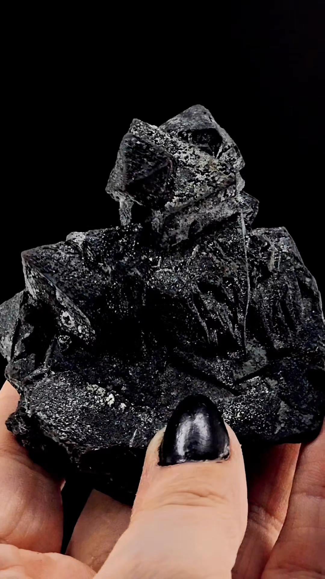 MARTITE Hematite After Magnetite from Payun Volcano in Argentina