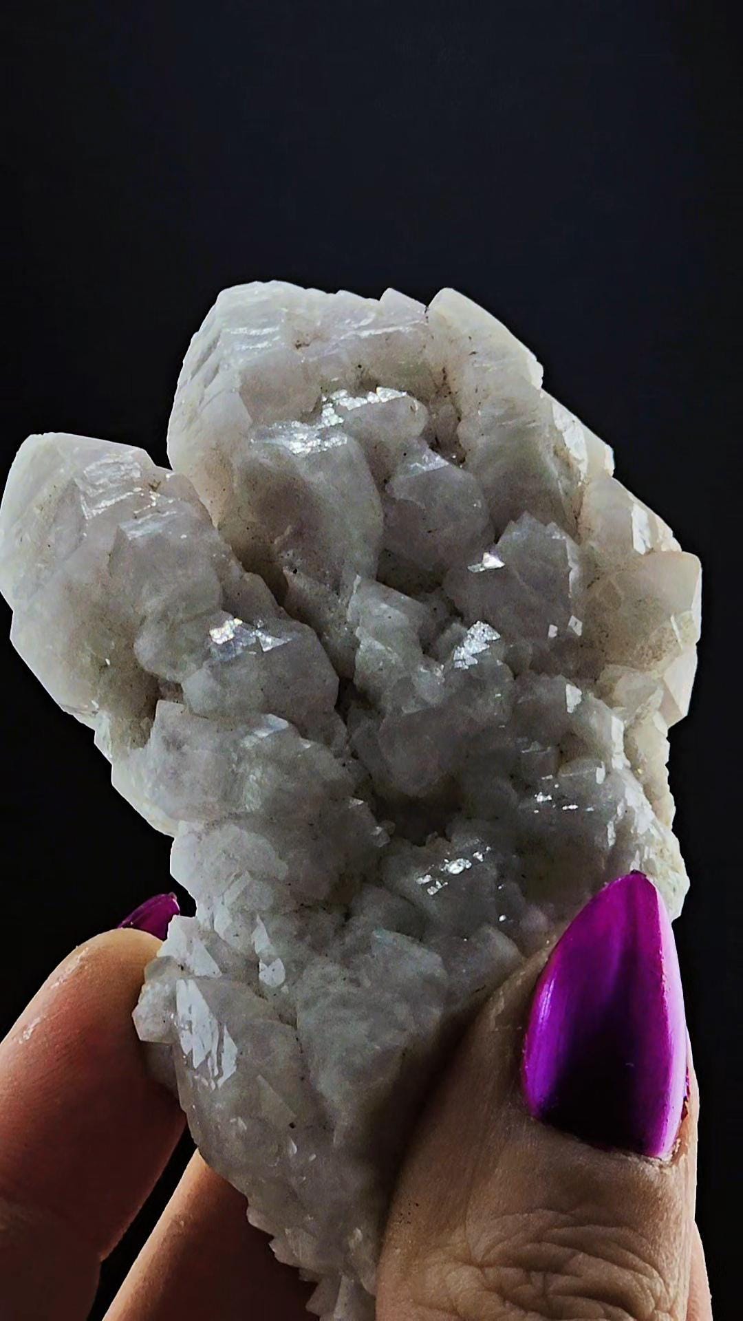 Pseudomorph Quartz After Calcite from Huanzala Peru Pink Quartz