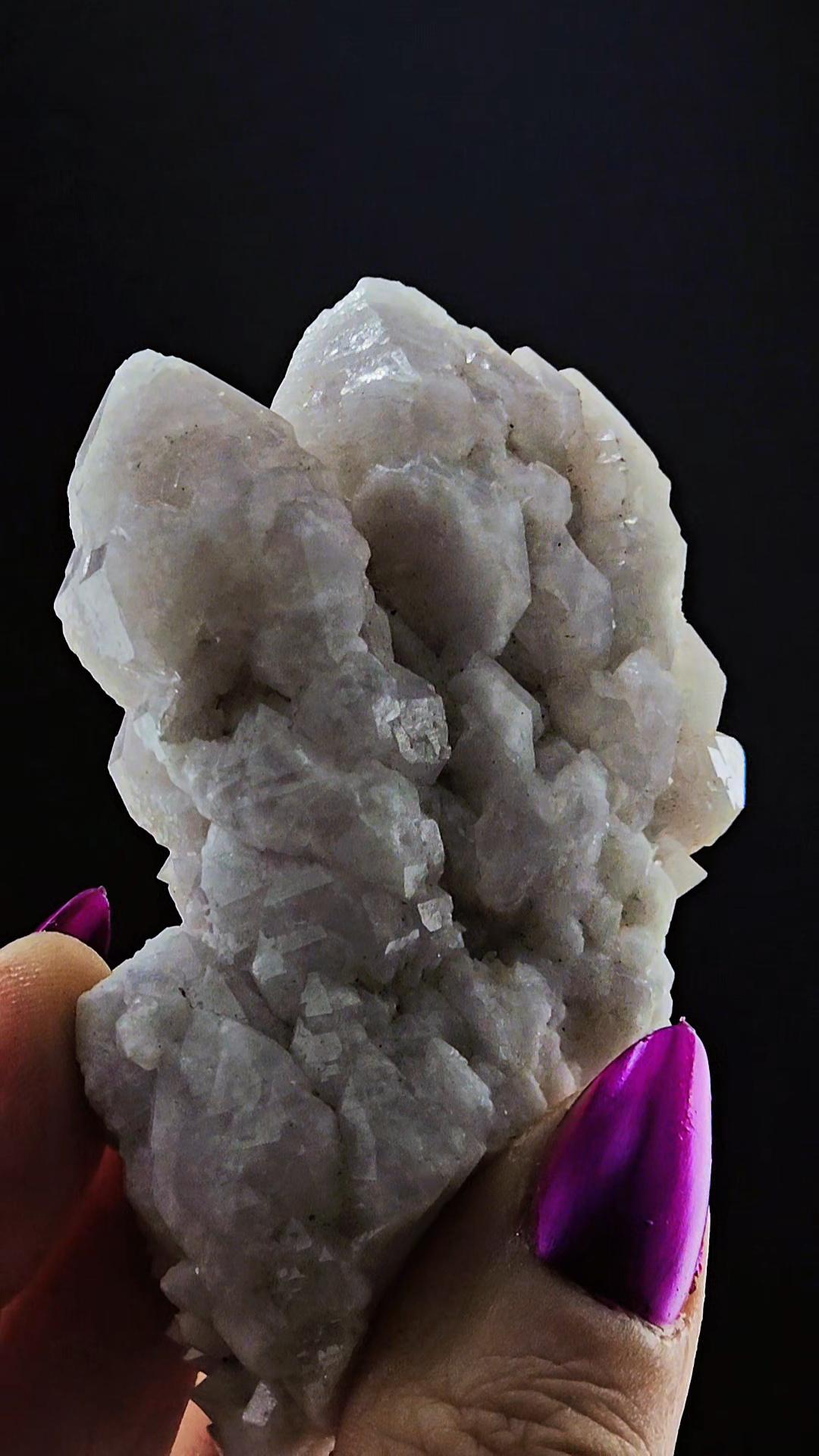 Pseudomorph Quartz After Calcite from Huanzala Peru Pink Quartz