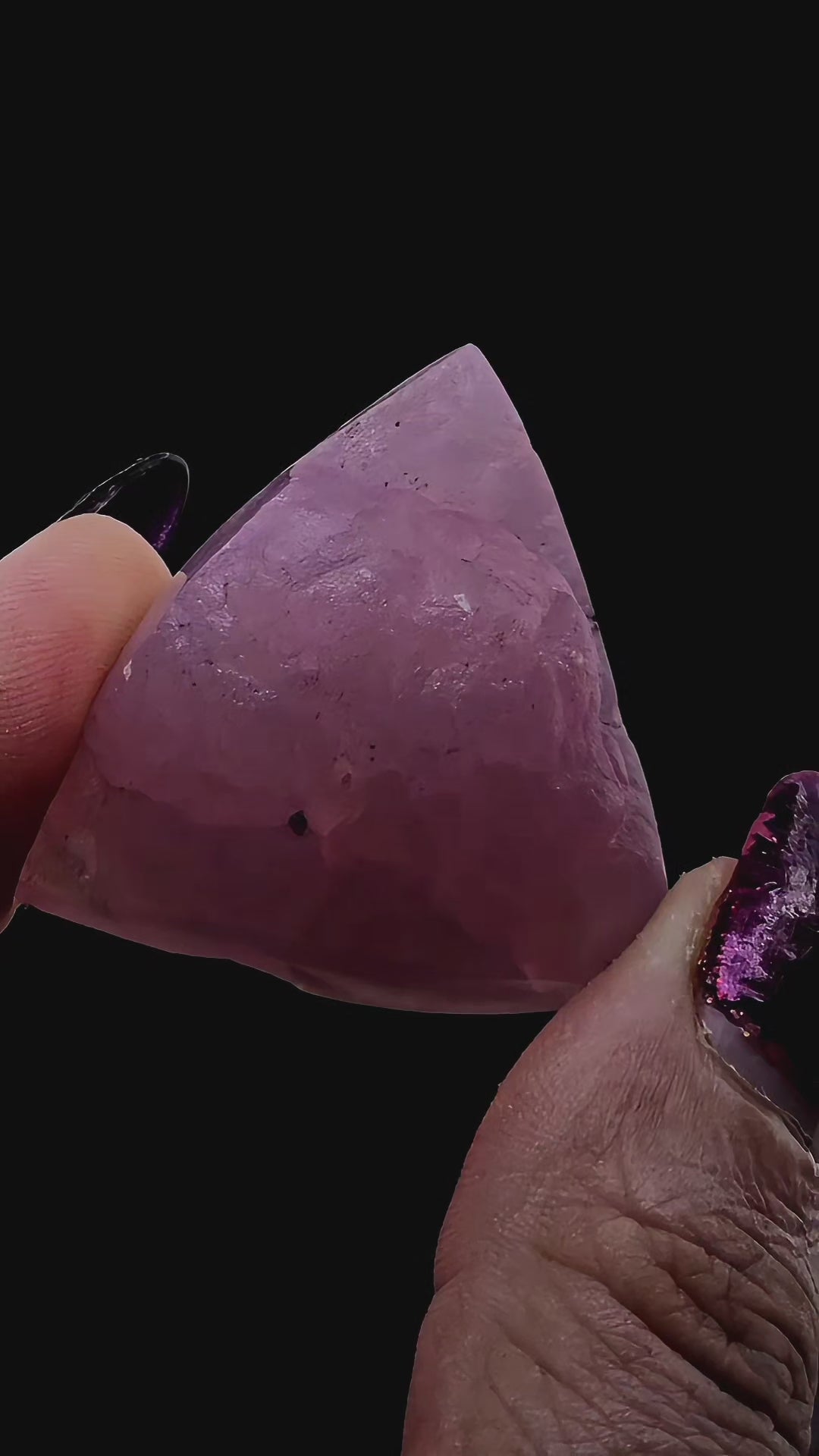 Pink Smithsonite Crystal Santa Eulalia Mexico | Smithsonite Shield Formation | Natural Pink Mineral Specimen Mexico