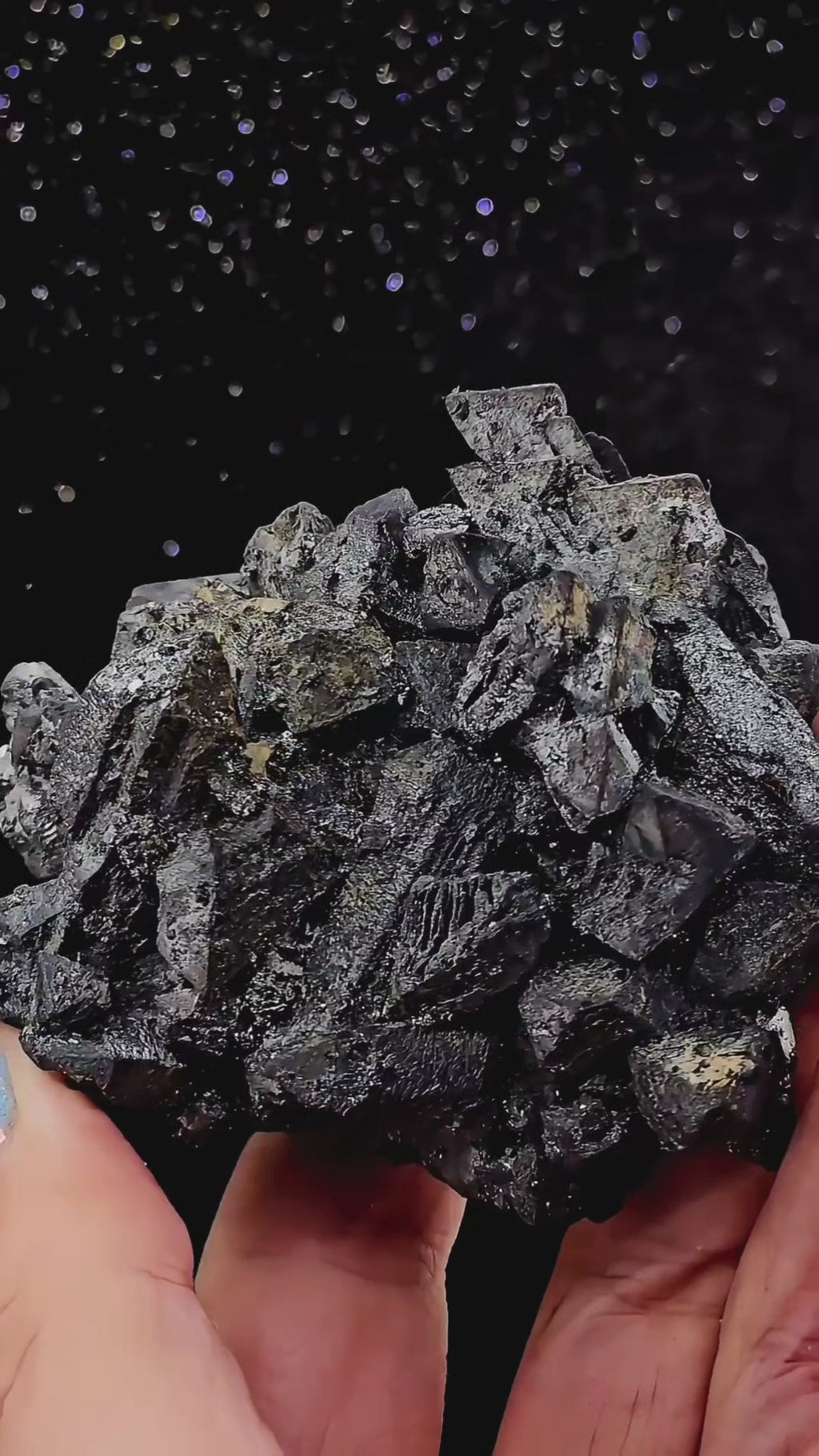Hematite After Magnatite Pseudomorph Payun Volcano Argentina Martite