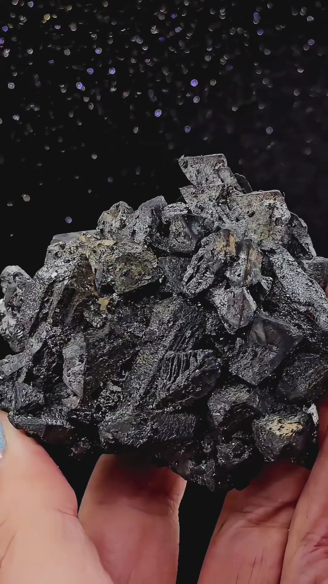 Hematite After Magnatite Pseudomorph Payun Volcano Argentina Martite