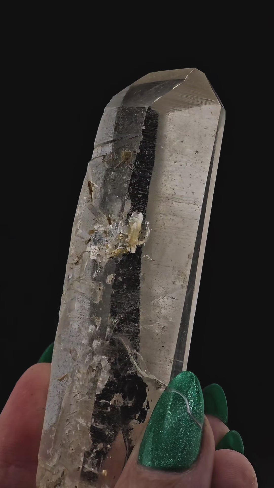 Big Natural Pyrite Included Tapias Quartz Boyaca Colombia