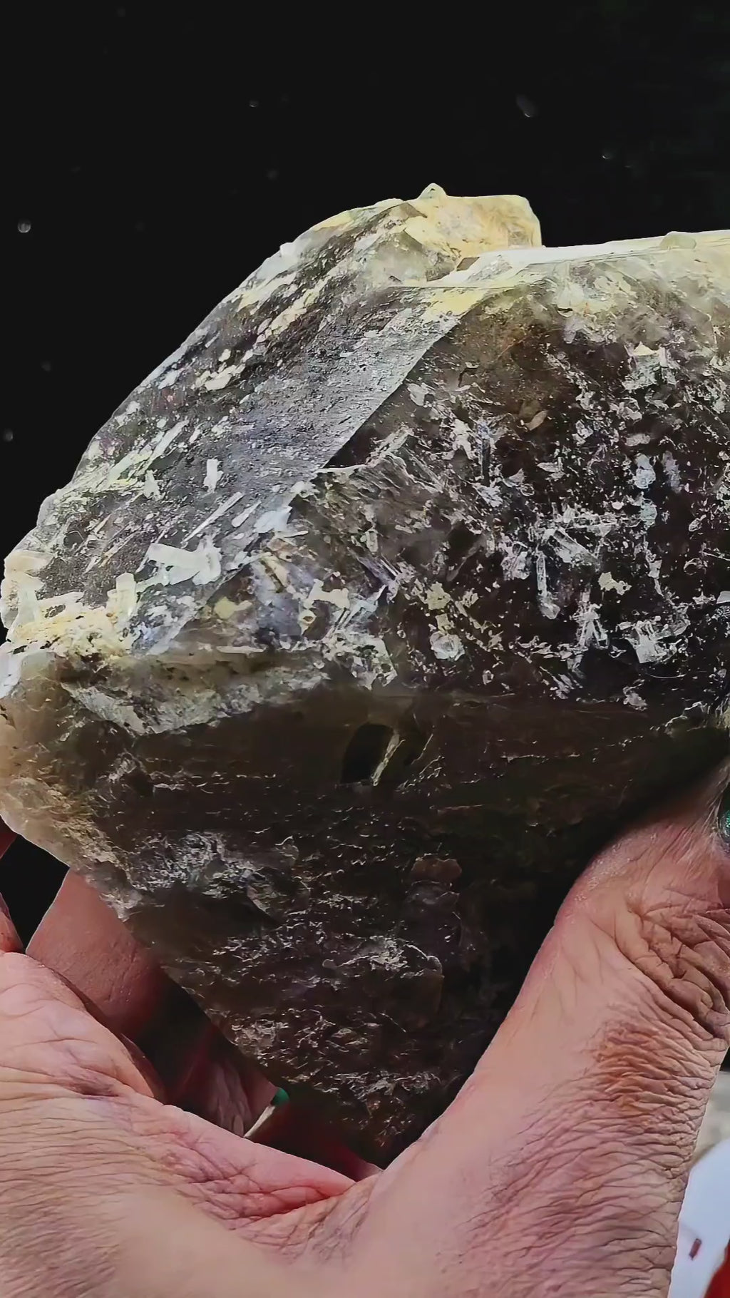 Goshenite Included Smoky Quartz Specimen from Nigeria