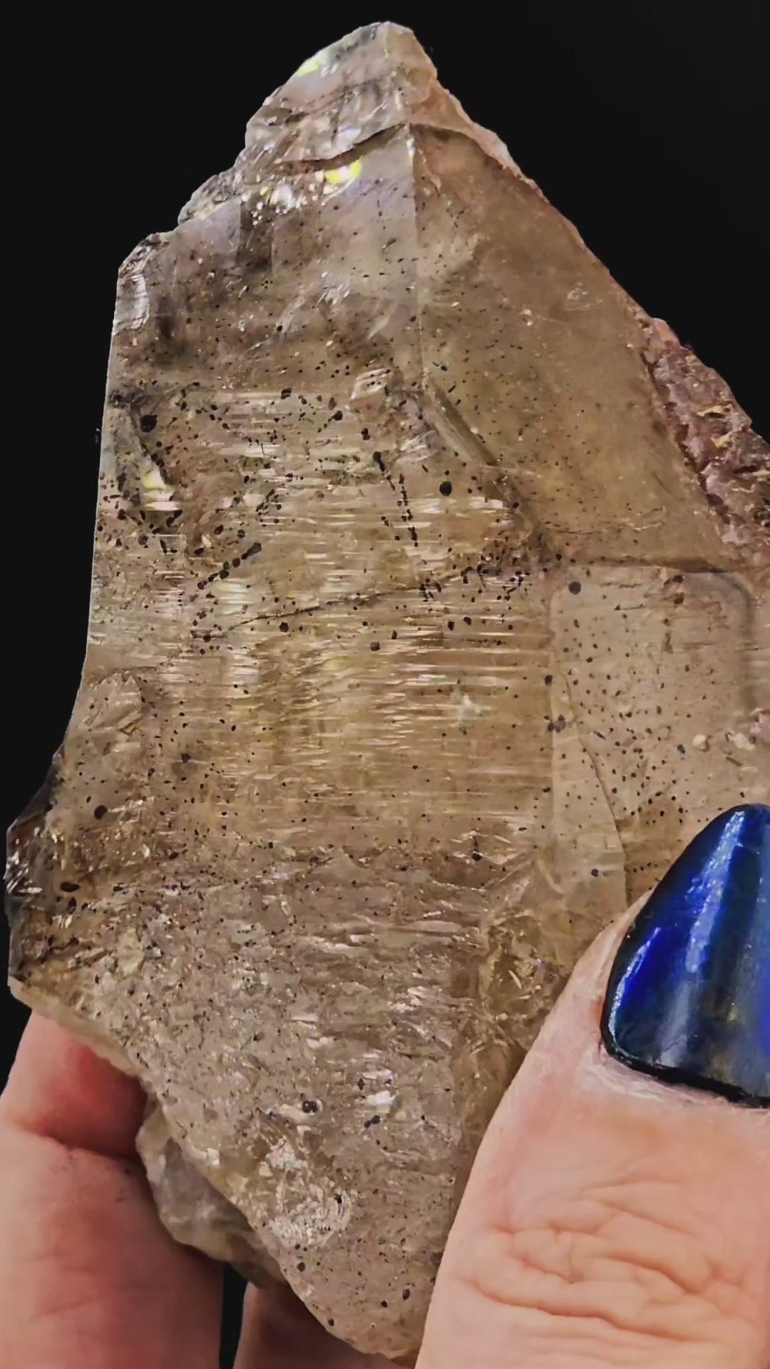 Mondo Magic From Tanzania Painter Style Hematite Flecks