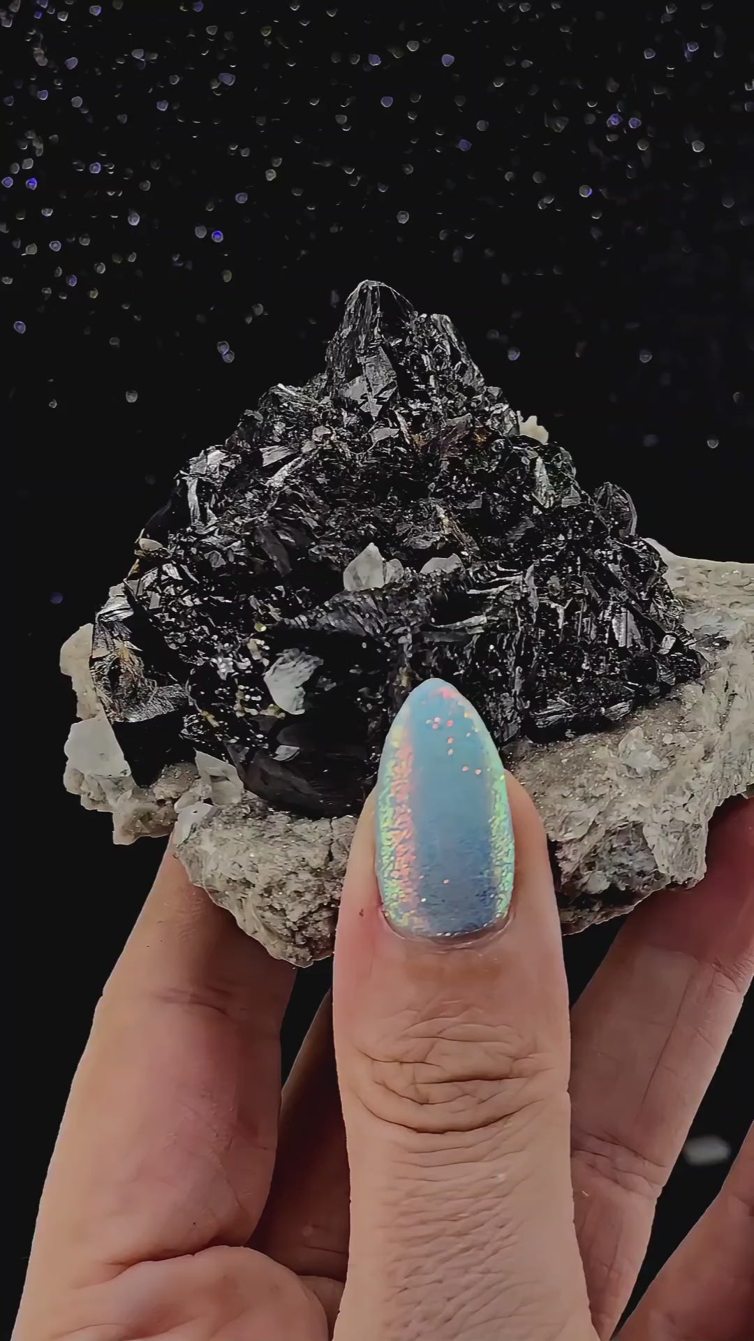 Sphalerite On Druzy Matrix Ex Richard Lewis Collection Hunan China
