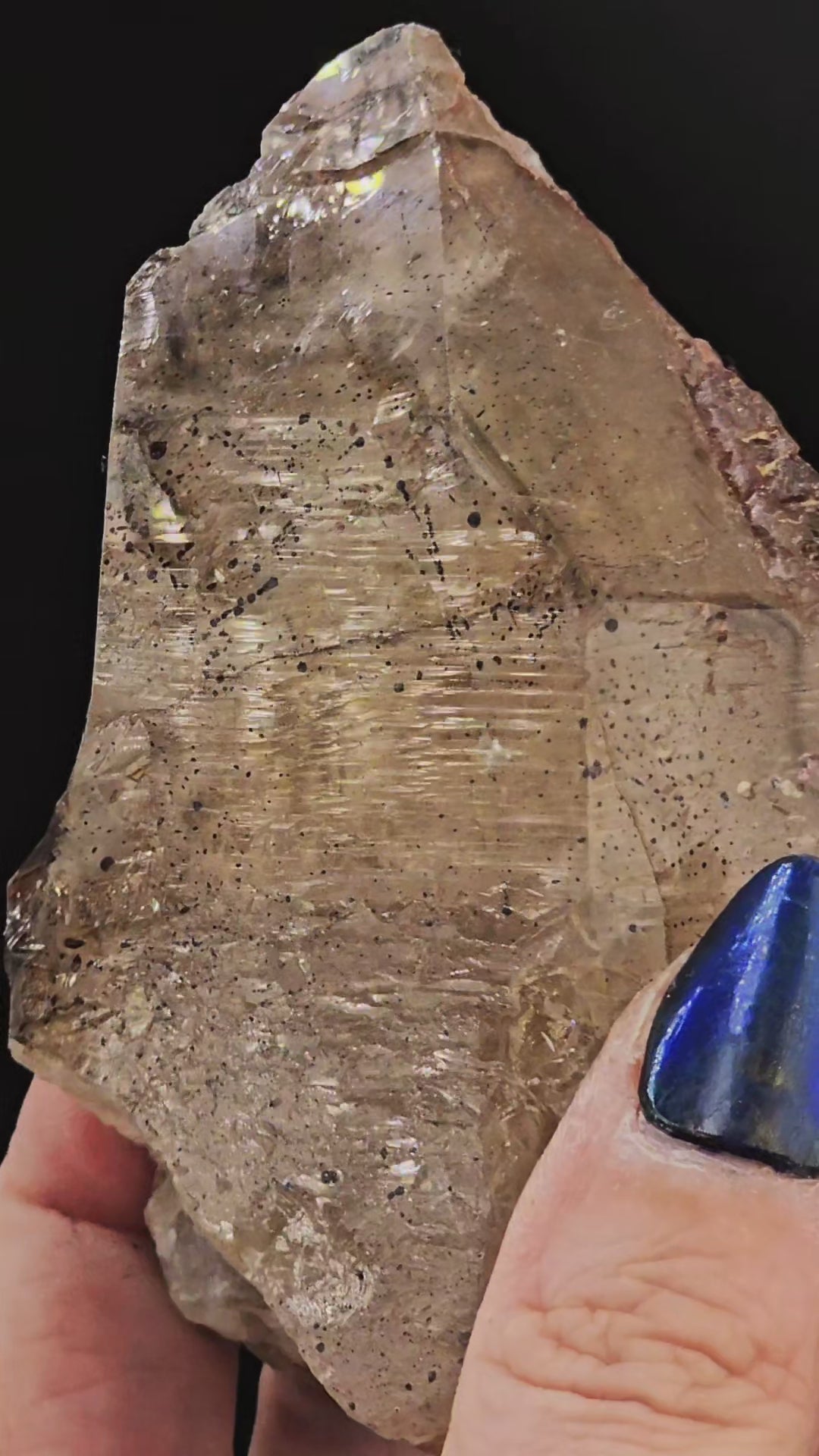 Mondo Magic From Tanzania Painter Style Hematite Flecks