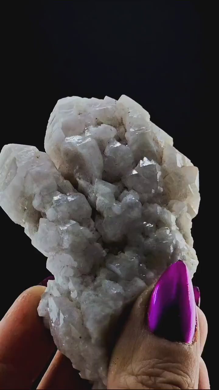 Pseudomorph Quartz After Calcite from Huanzala Peru Pink Quartz