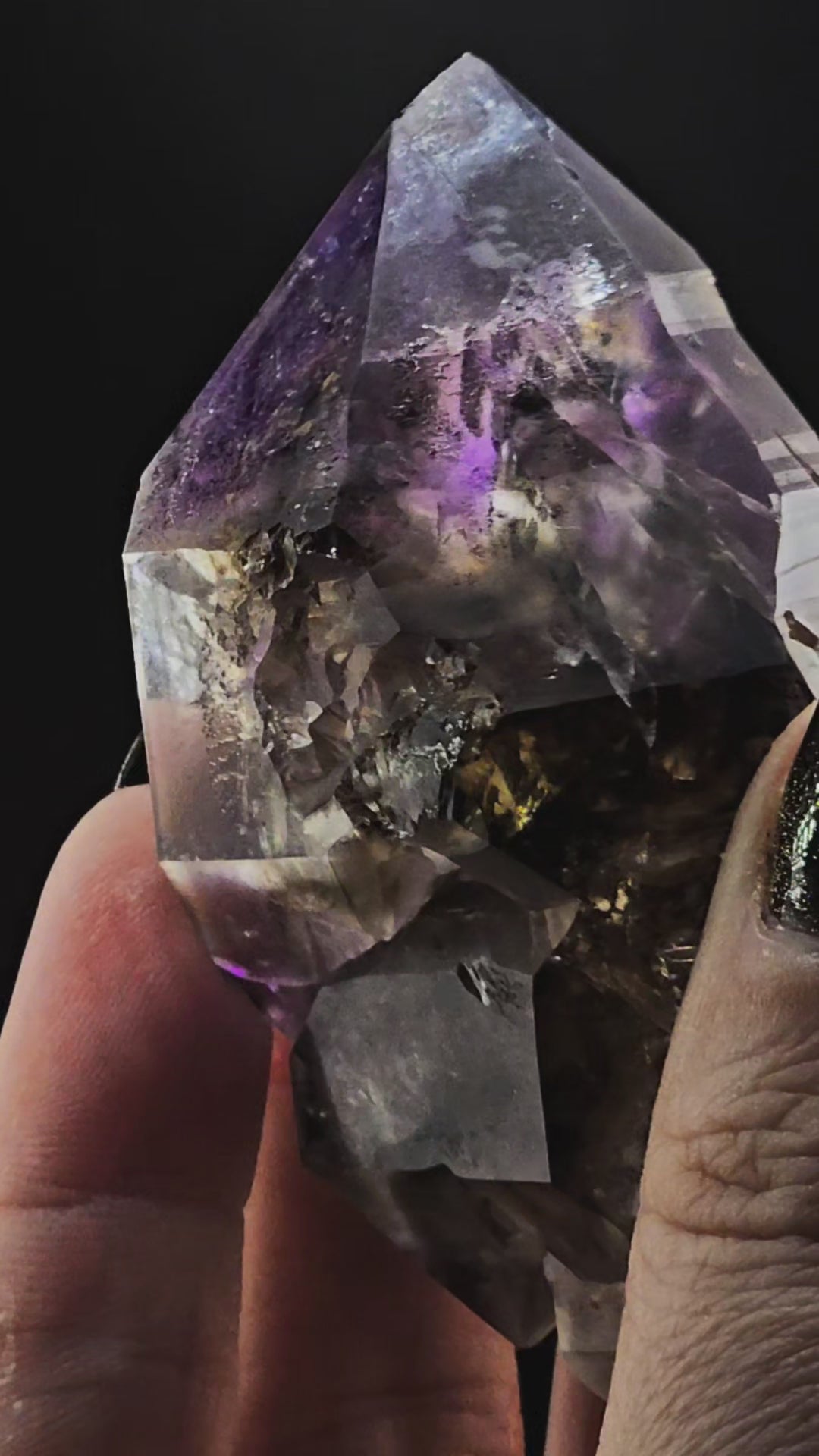 Little Ones Claim Smoky Amethyst Goboboseb Semi Scepter