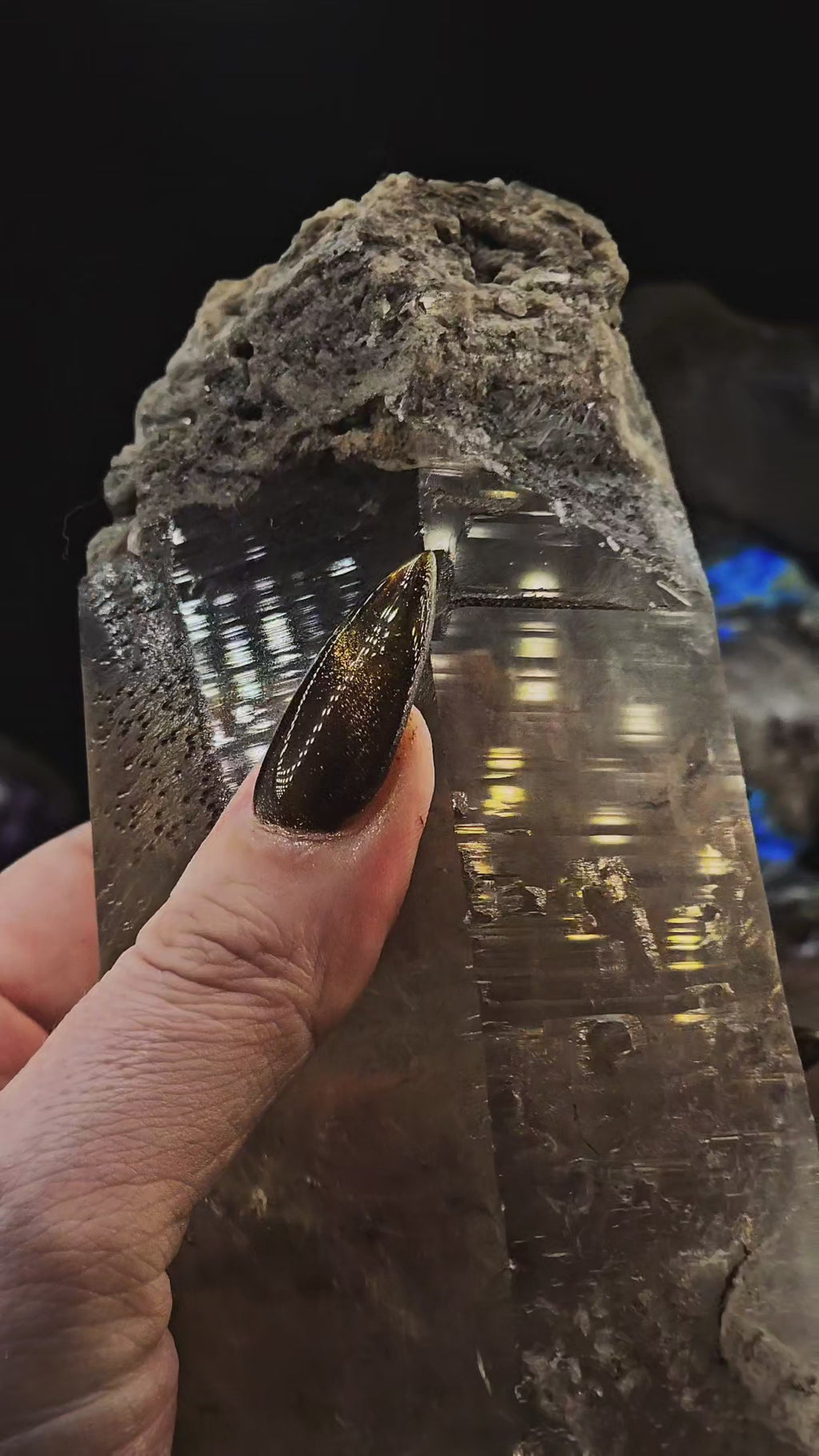 Etched Cap Starbrary Smoky Point with wild inclusions in the cap!