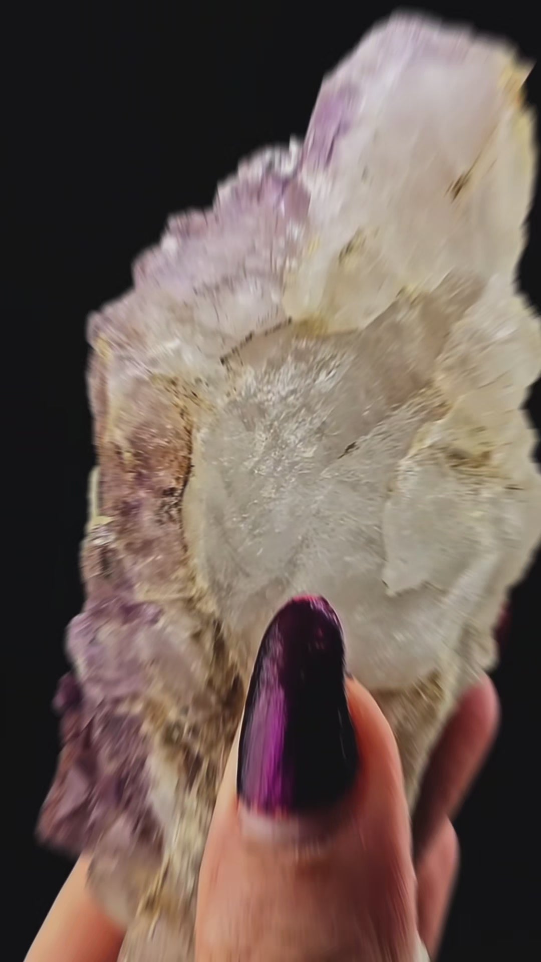 Mondo Tanzania Amethyst Smoky Quartz Cluster | Purple Amethyst on Smoky Quartz | Natural Crystal | Raw Mineral Specimen Tanzania