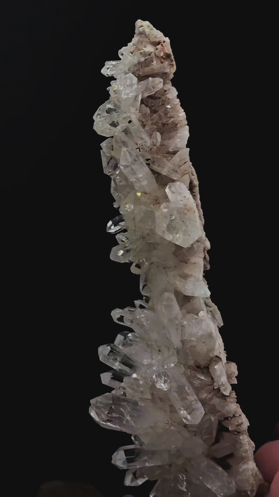 Stalactite Like Pink Colombian Cluster from Santander. Unusual!