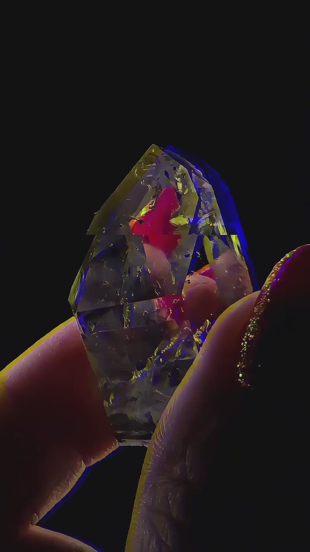 Small Streep Amethyst from Goboboseb Namibia