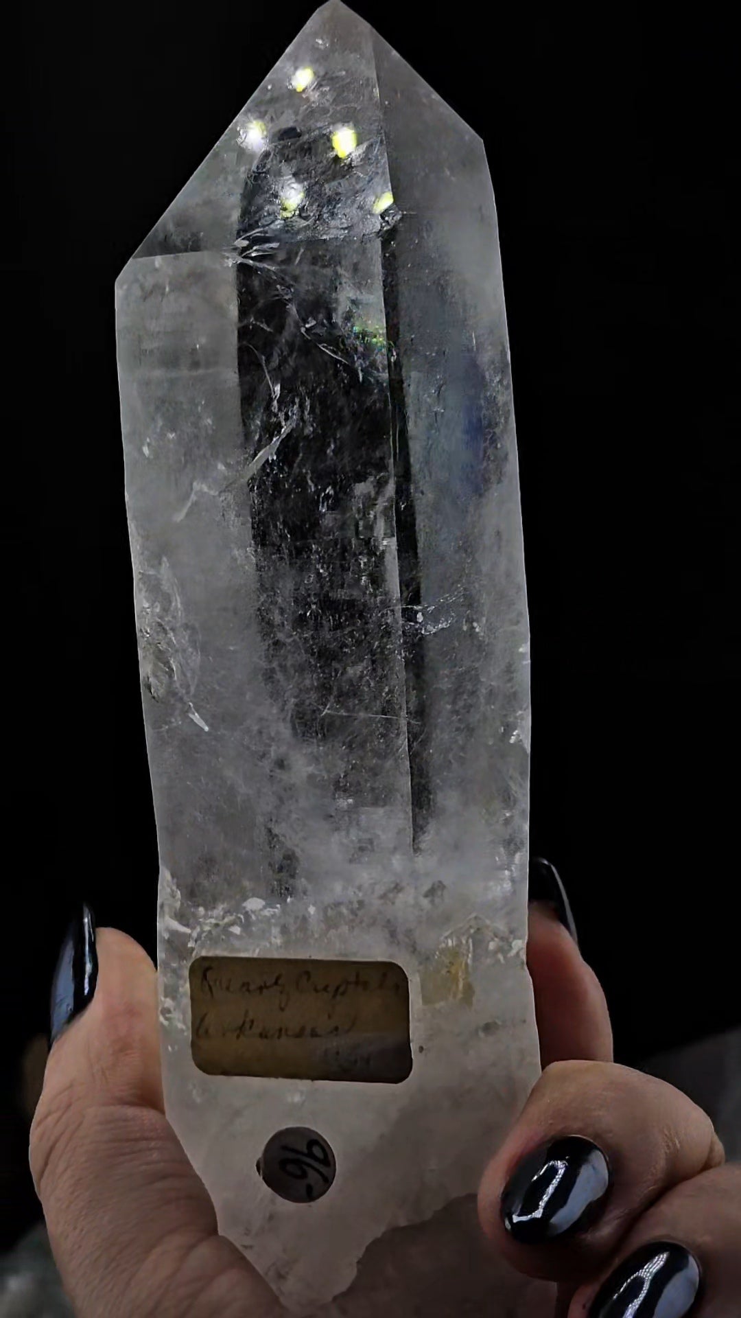 Ex Chaiken Collection Arkansas Quartz Self Standing