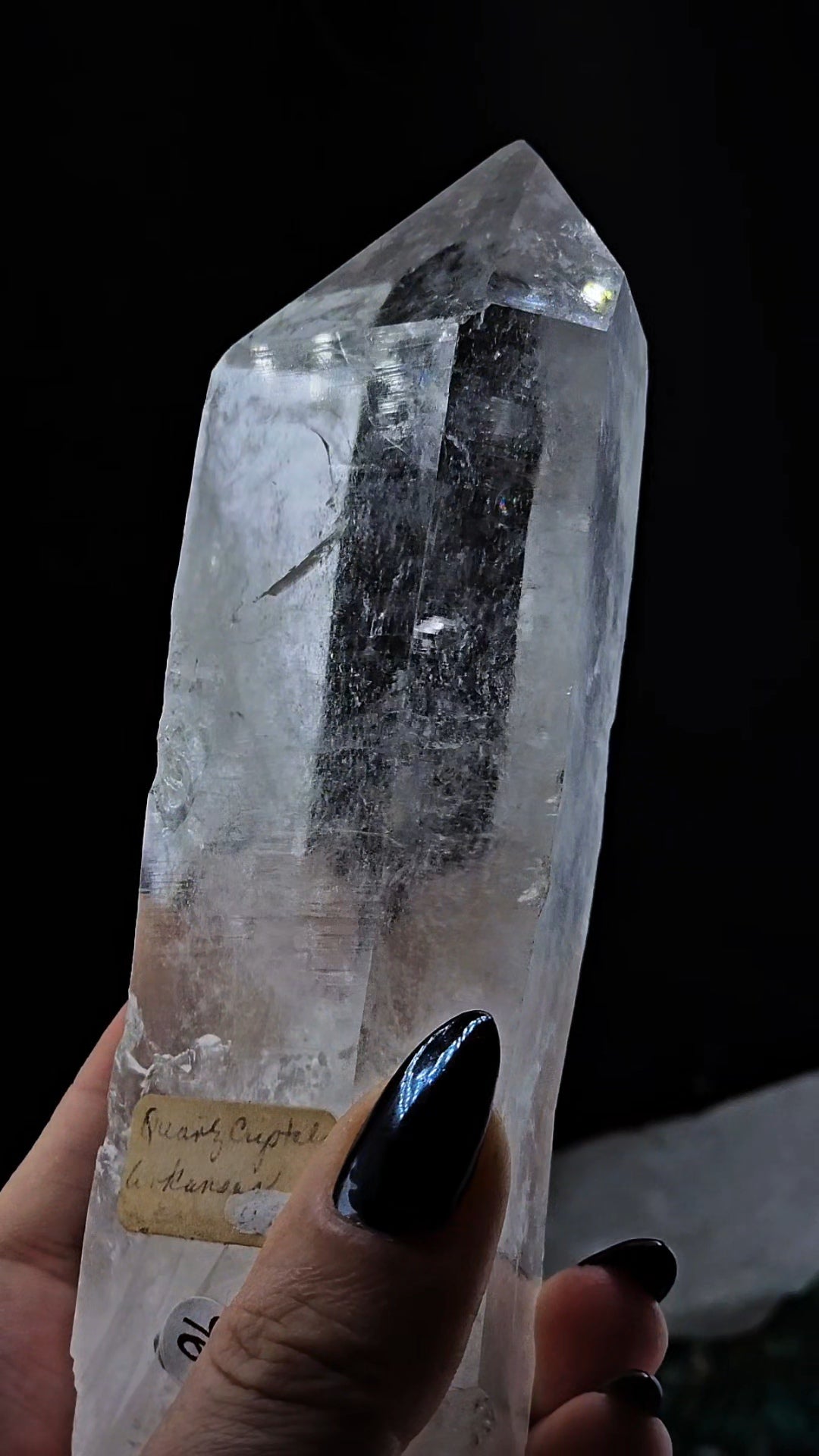 Ex Chaiken Collection Arkansas Quartz Self Standing