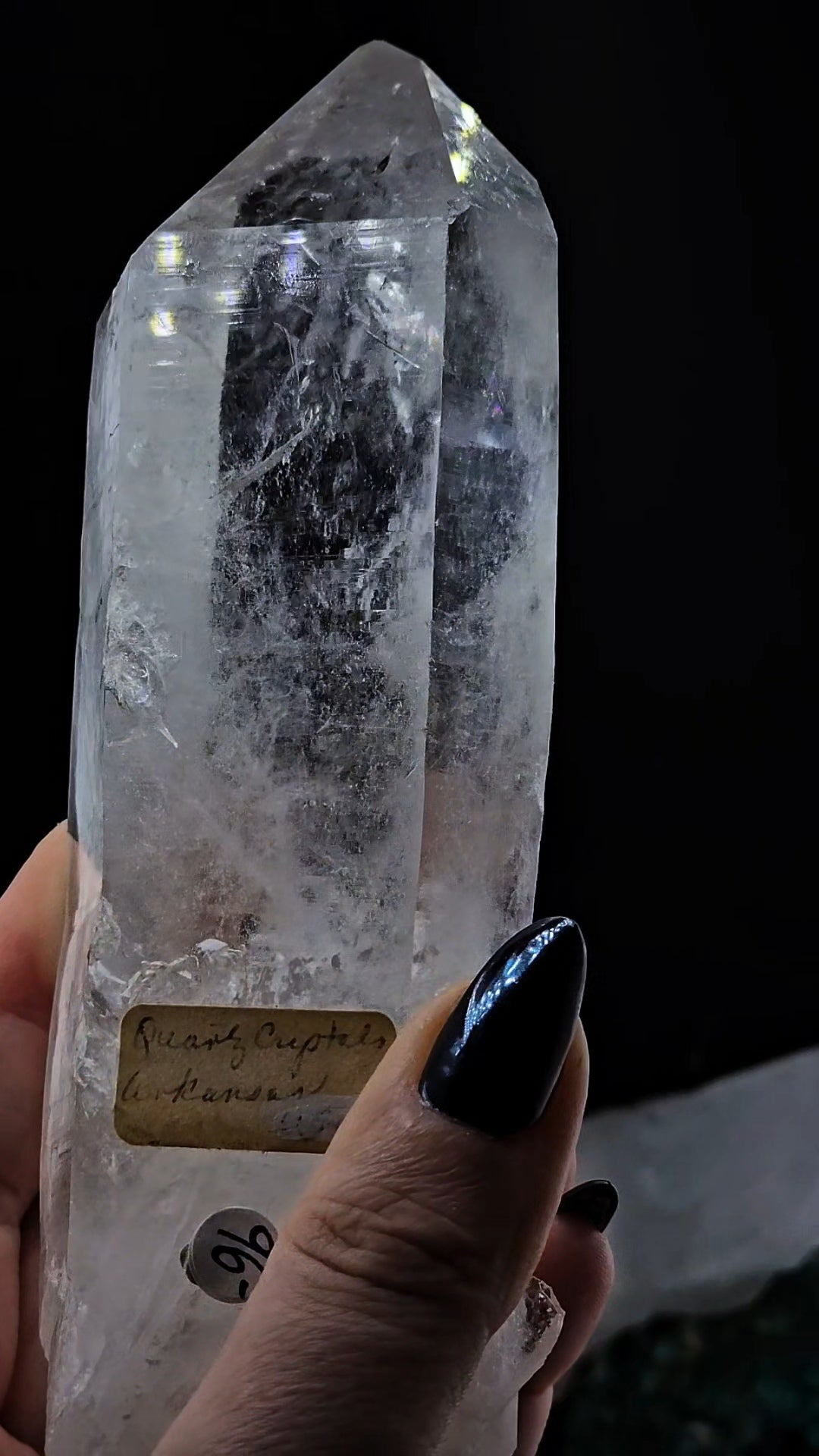 Ex Chaiken Collection Arkansas Quartz Self Standing