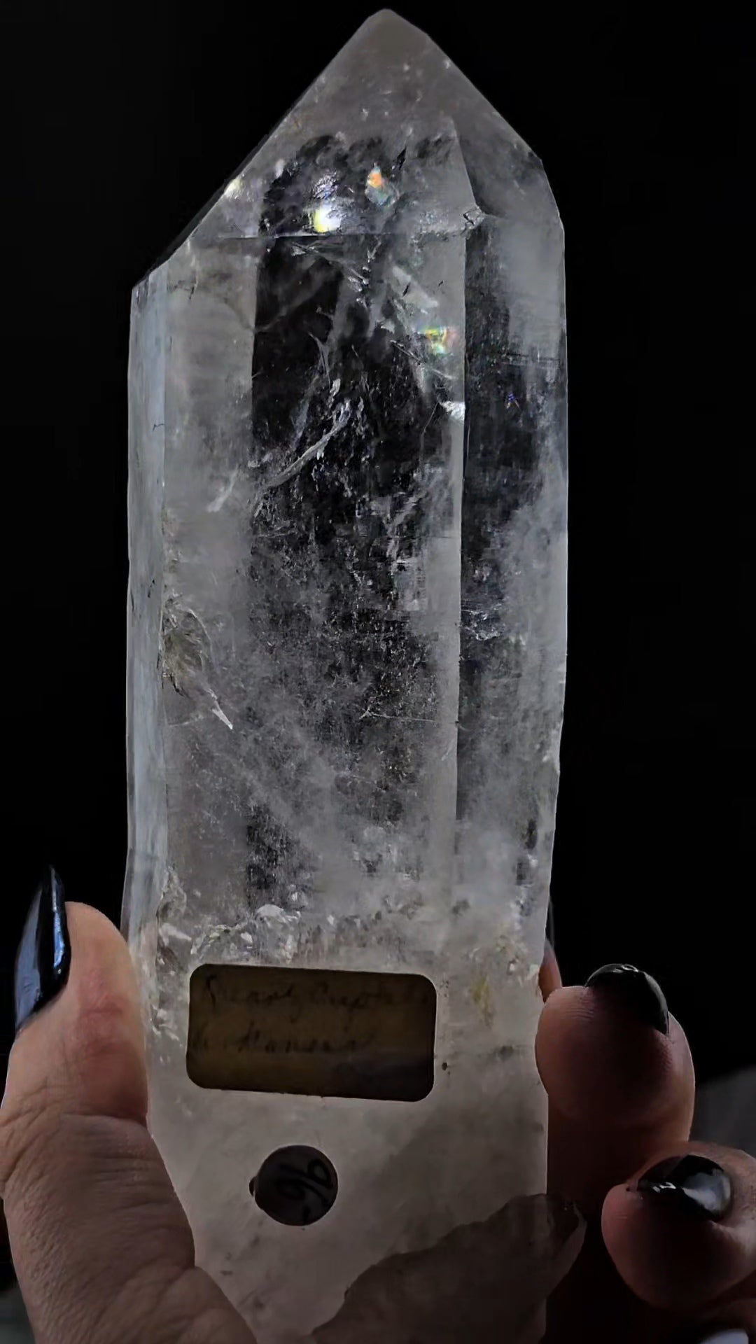 Ex Chaiken Collection Arkansas Quartz Self Standing