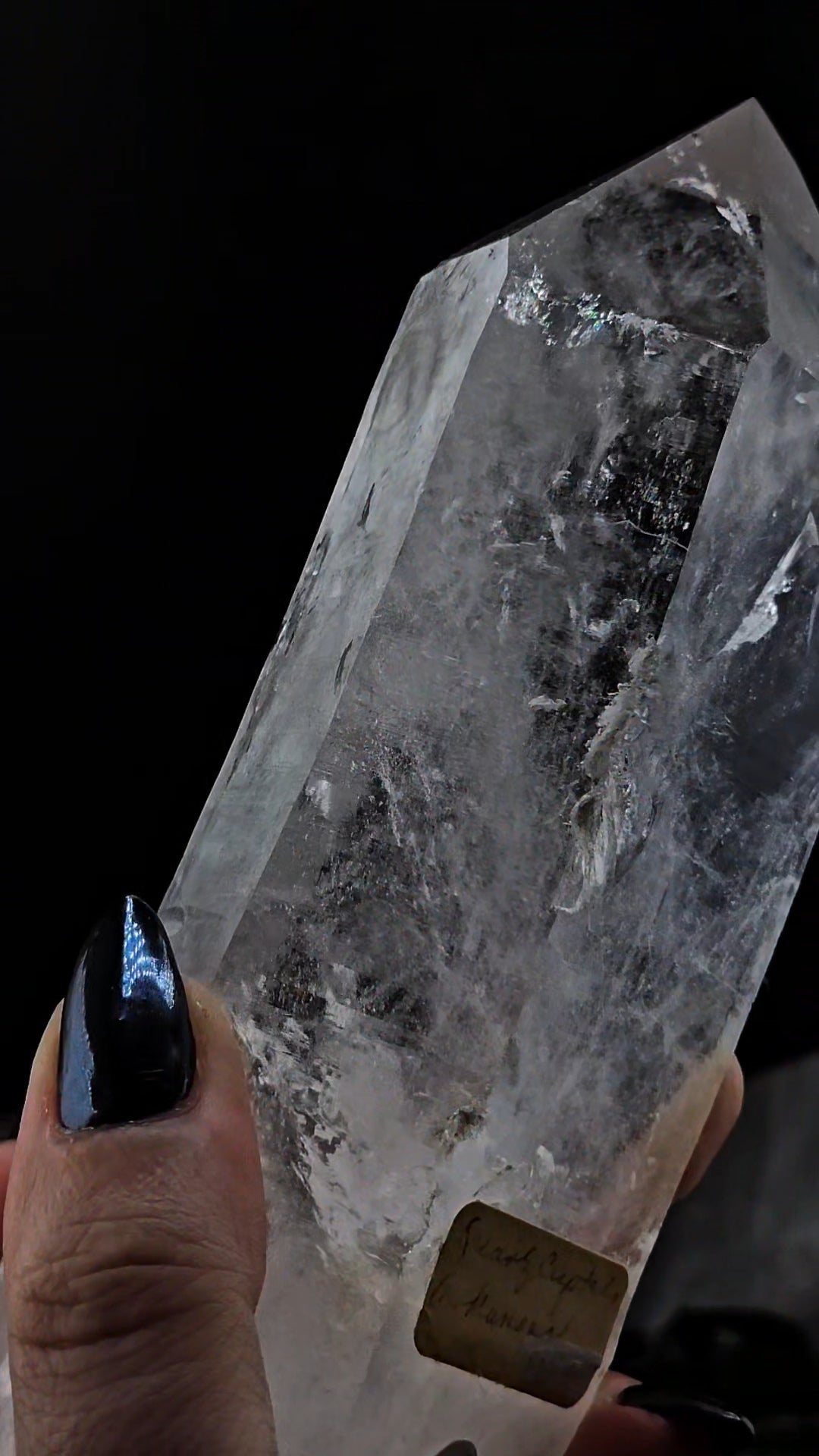 Ex Chaiken Collection Arkansas Quartz Self Standing