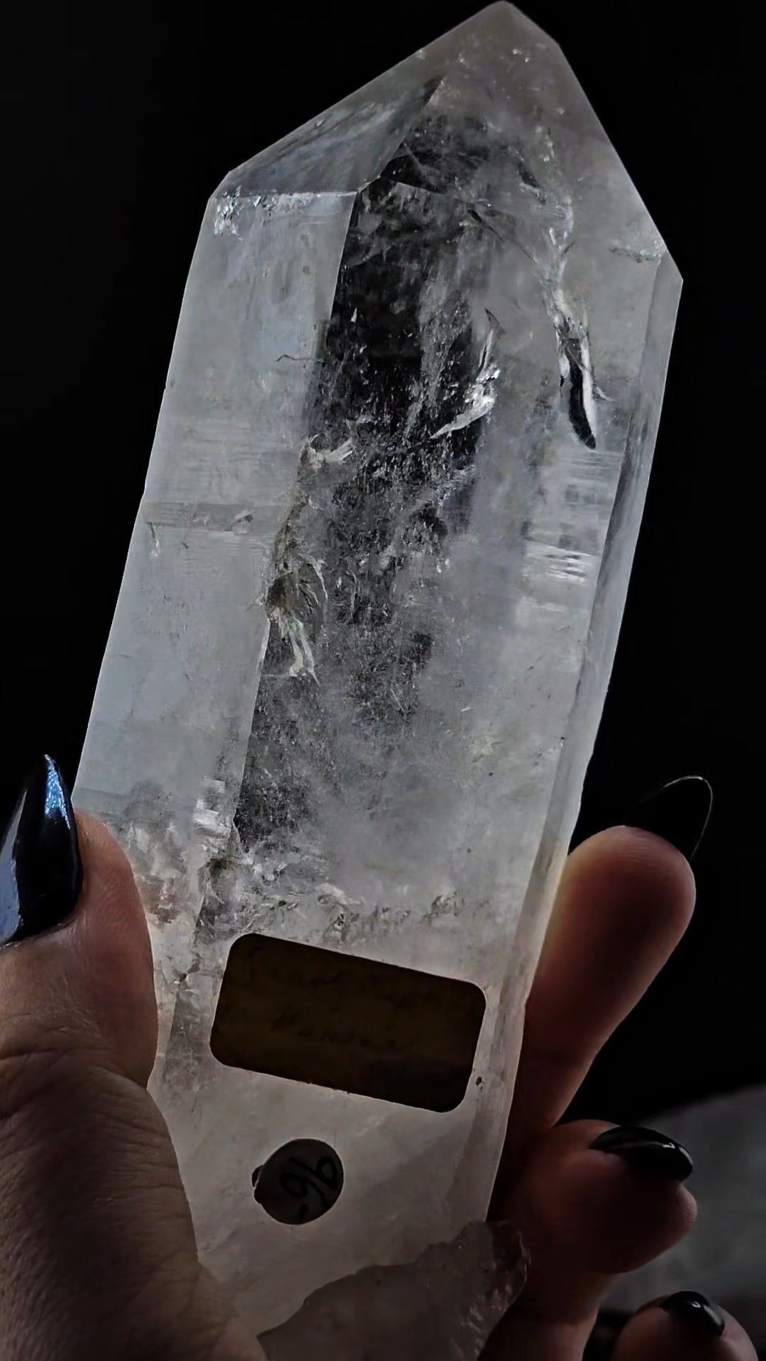 Ex Chaiken Collection Arkansas Quartz Self Standing