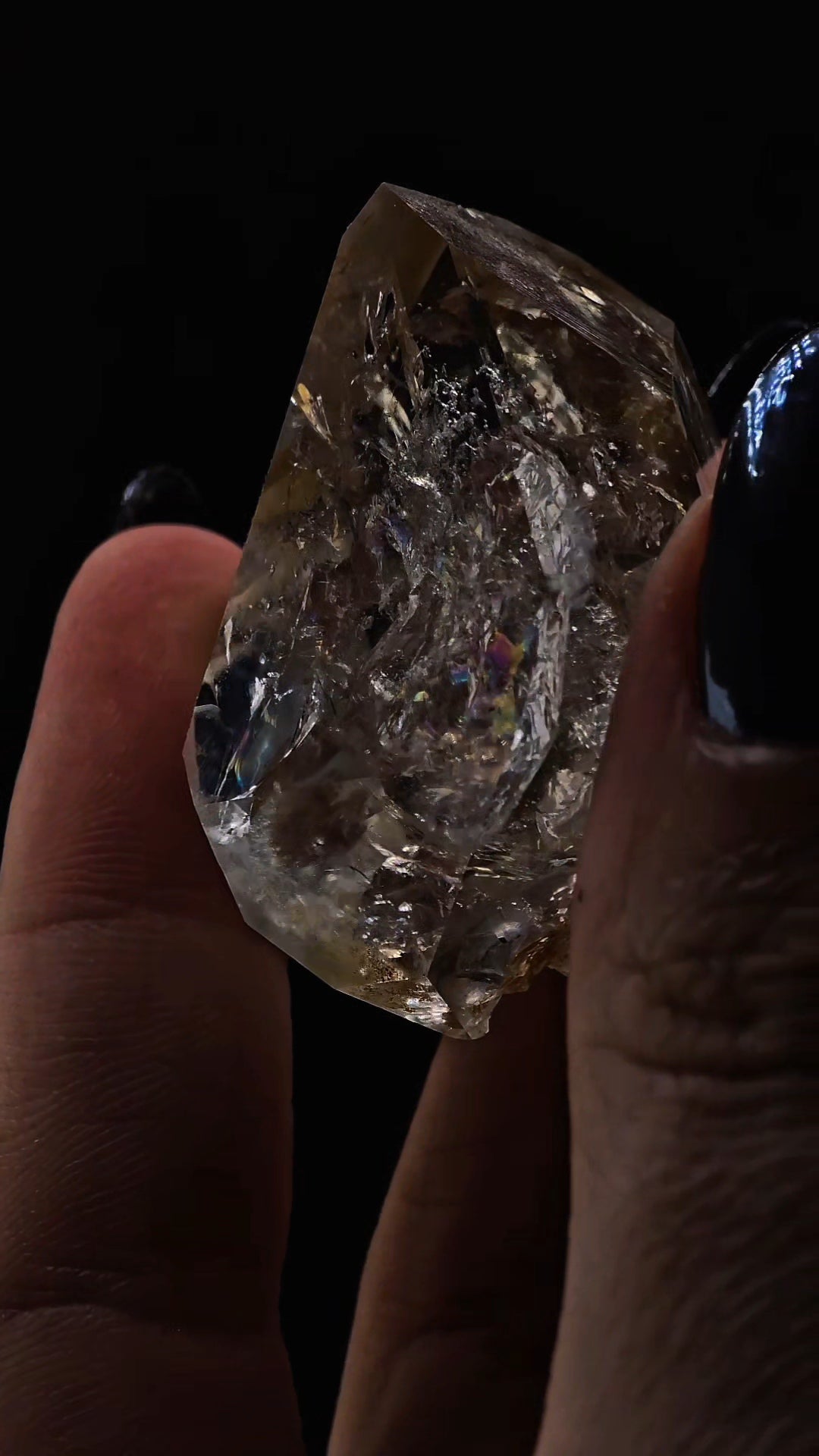 Rainbow Filled Herkimer