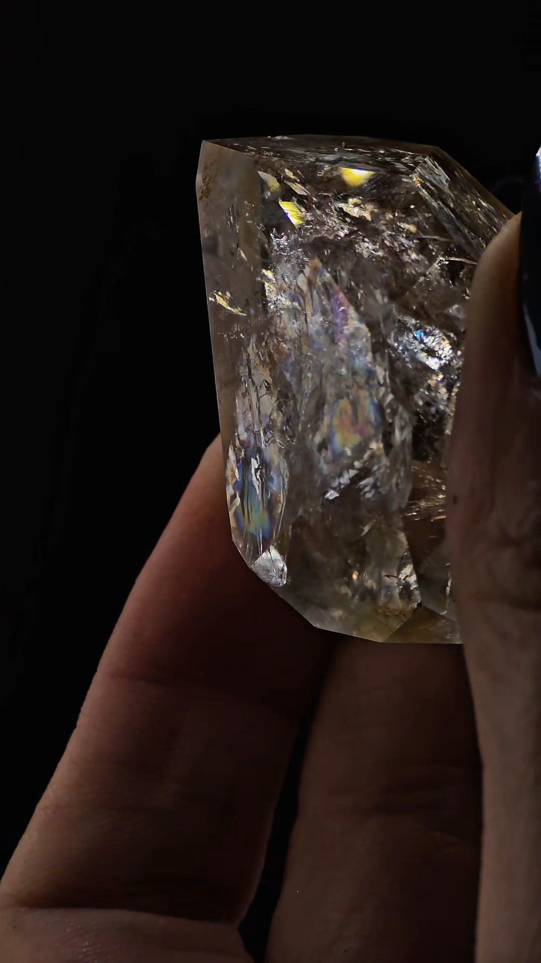 Rainbow Filled Herkimer