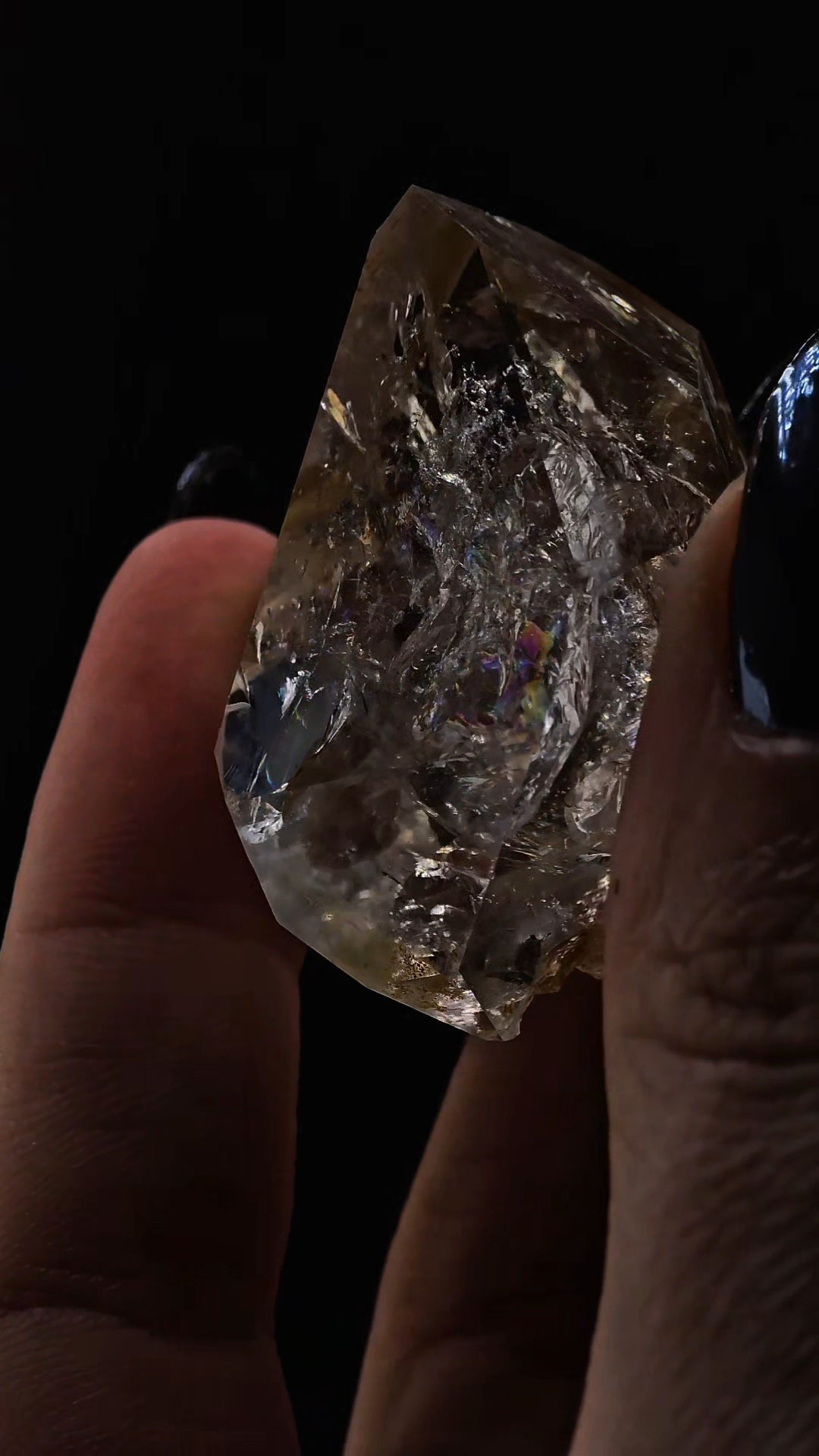 Rainbow Filled Herkimer