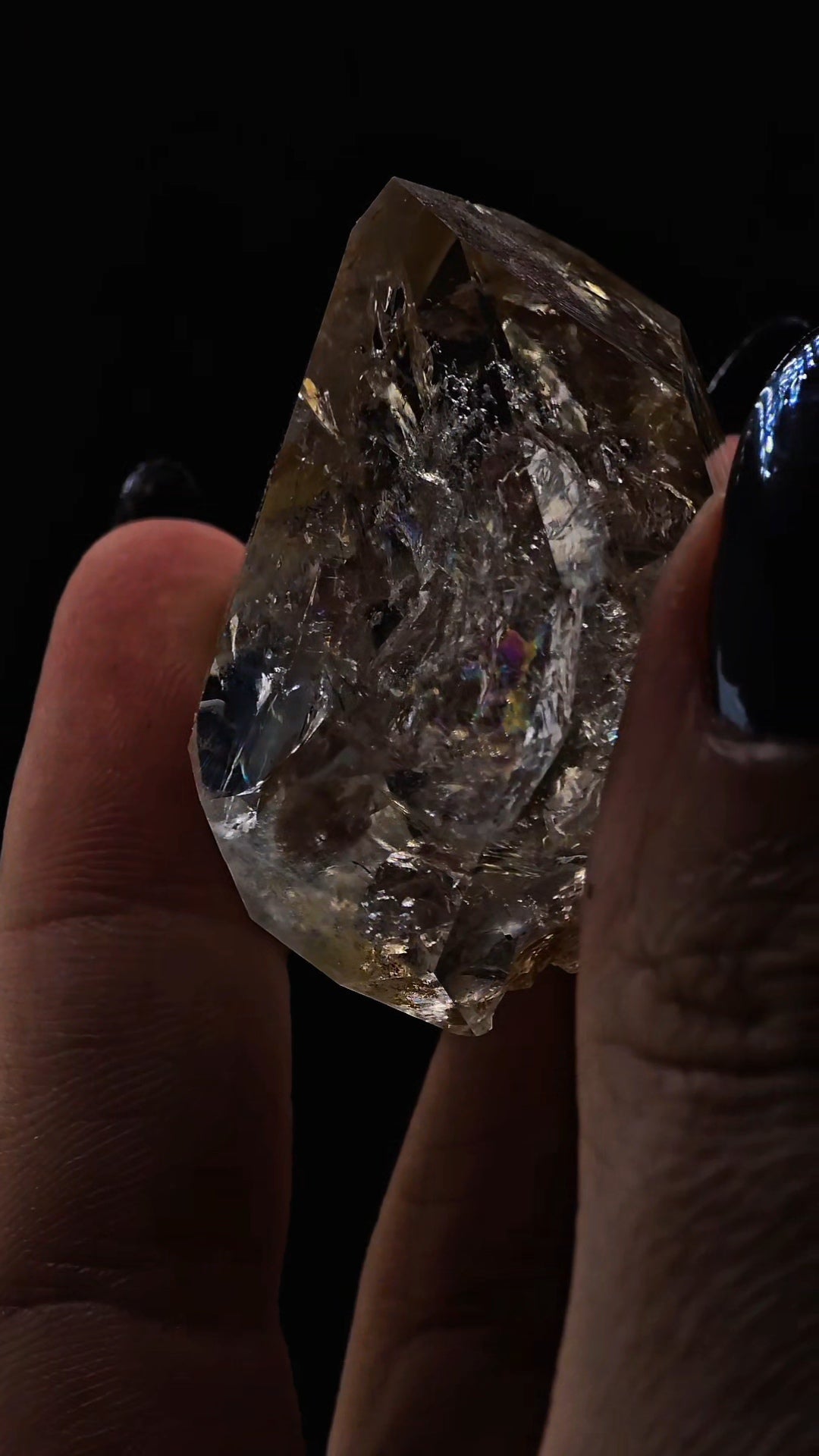 Rainbow Filled Herkimer